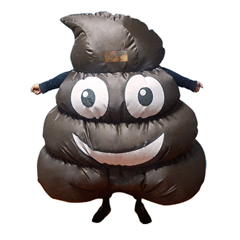 Halloween Costume Adult - Adult Funny Inflatable Poo Costume Carnival