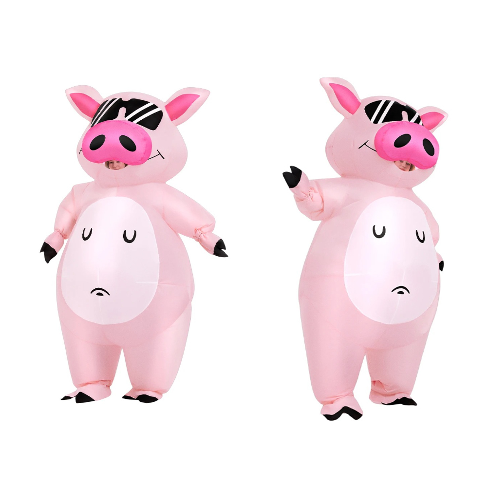 Cartoon Animal Piglet Inflatab - Halloween Costume Adult recension och pris