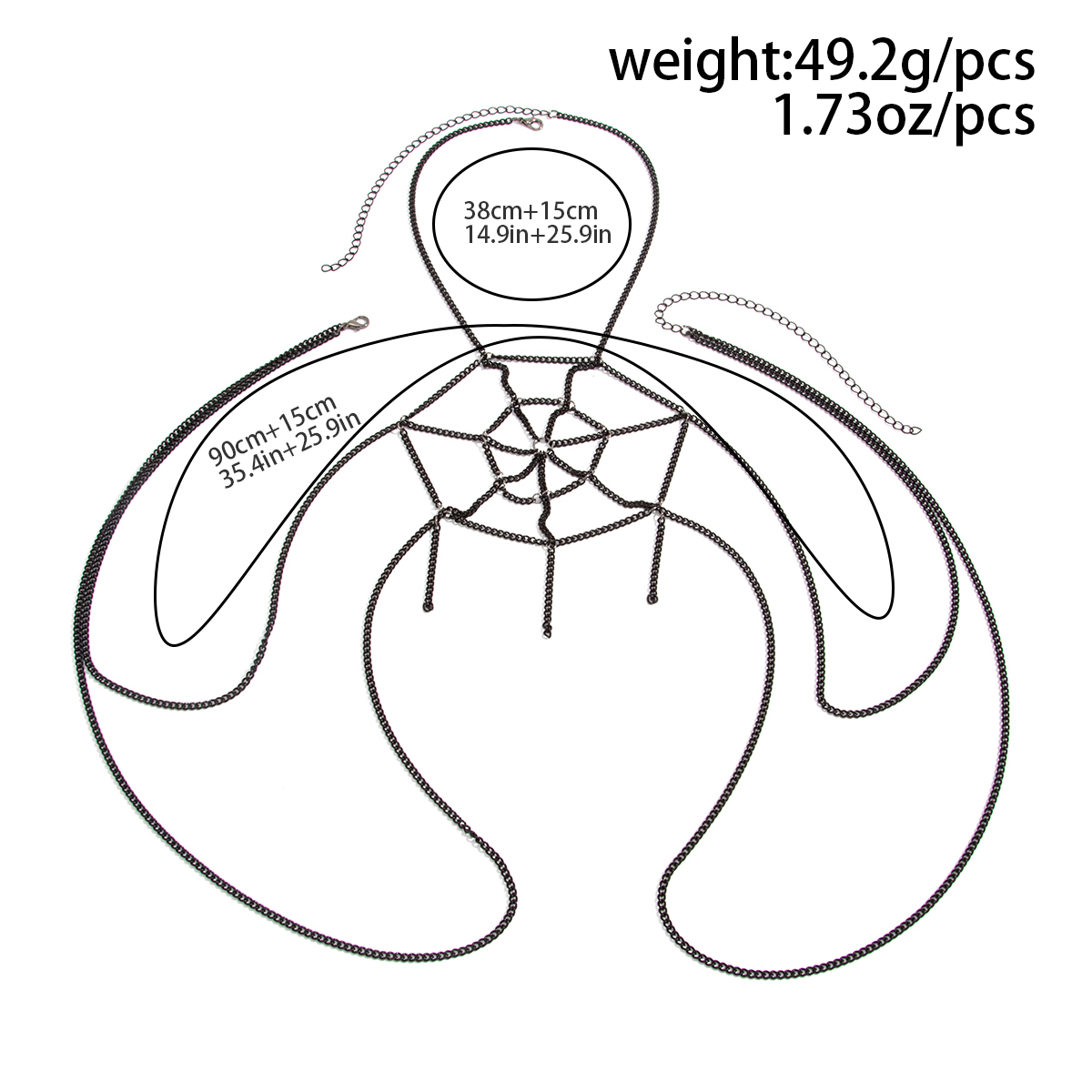 KunJoe Creative Sexy Spider We - Spider Web Halloween Decoration recension och pris