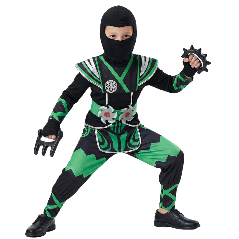 Japanese Ninja Costume Set for - Halloween Costume Kids recension och pris