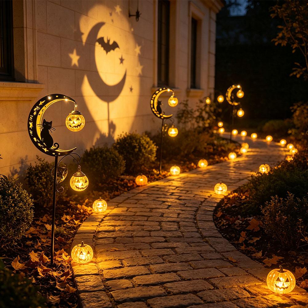Halloween Outdoor Garden Stake - Pumpkin Lantern Halloween recension och pris