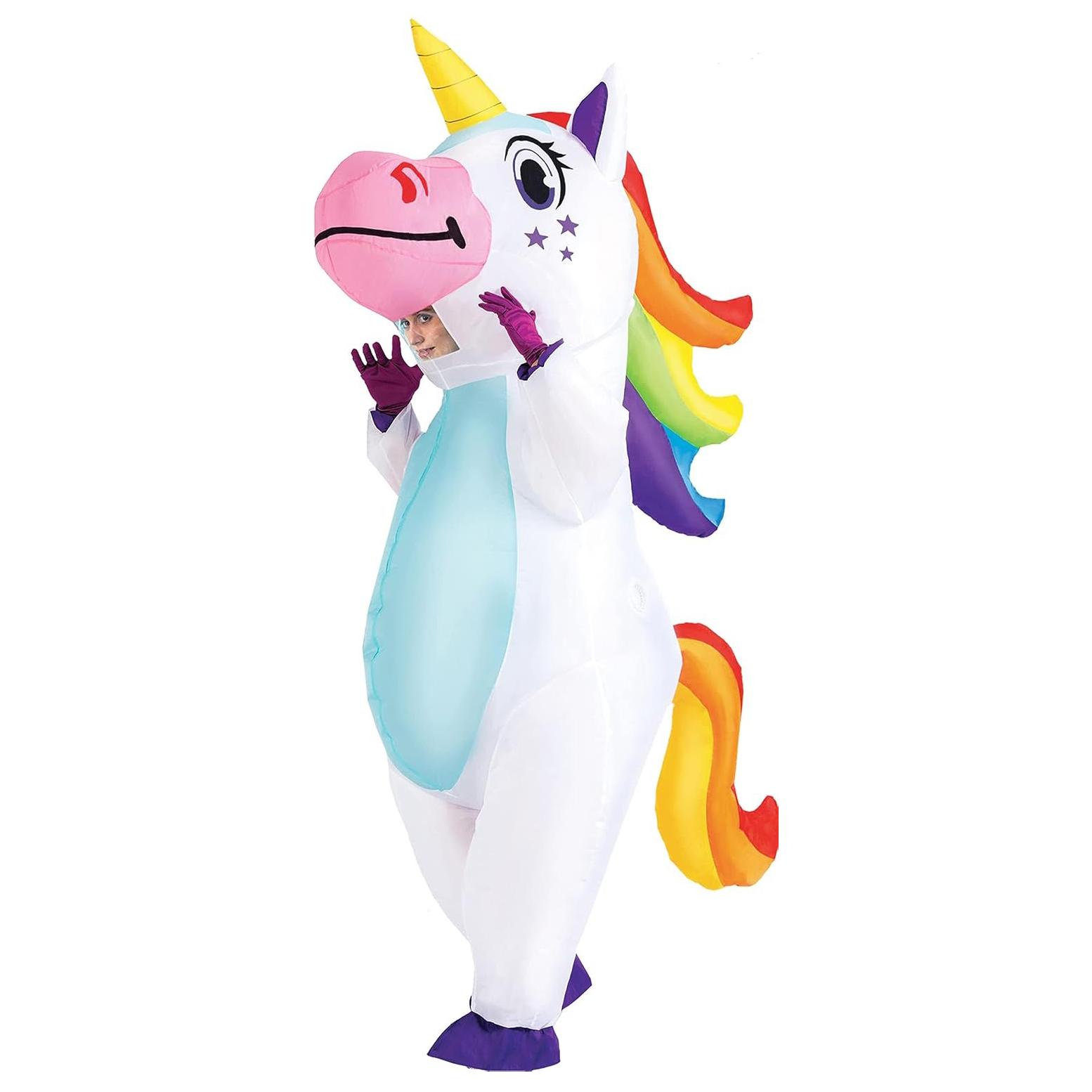 Inflatable Unicorn Costume Adu - Halloween Costume Adult recension och pris