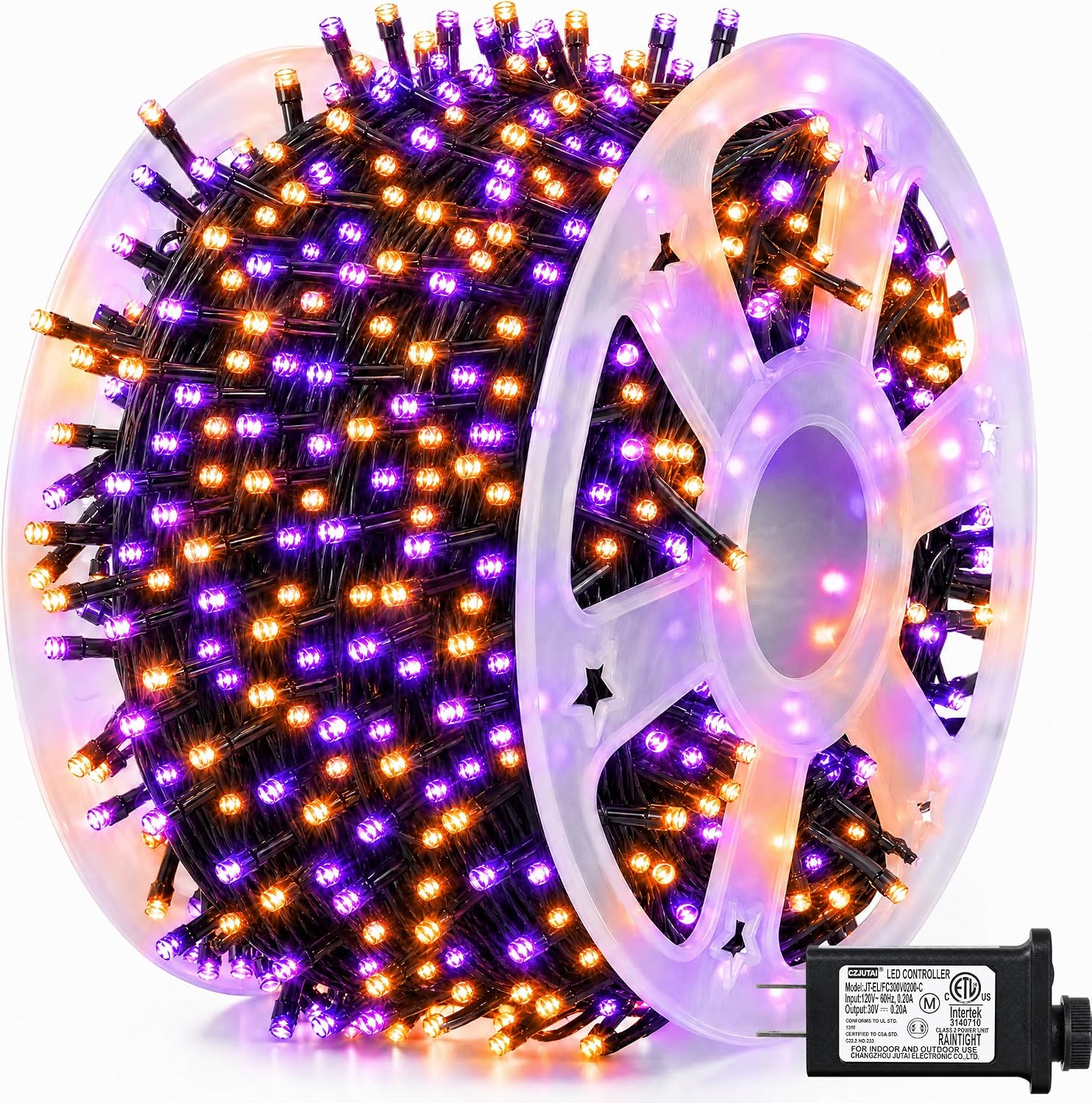 Dazzle Bright 164 FT 500 LED H - Halloween Led String Lights Orange recension och pris
