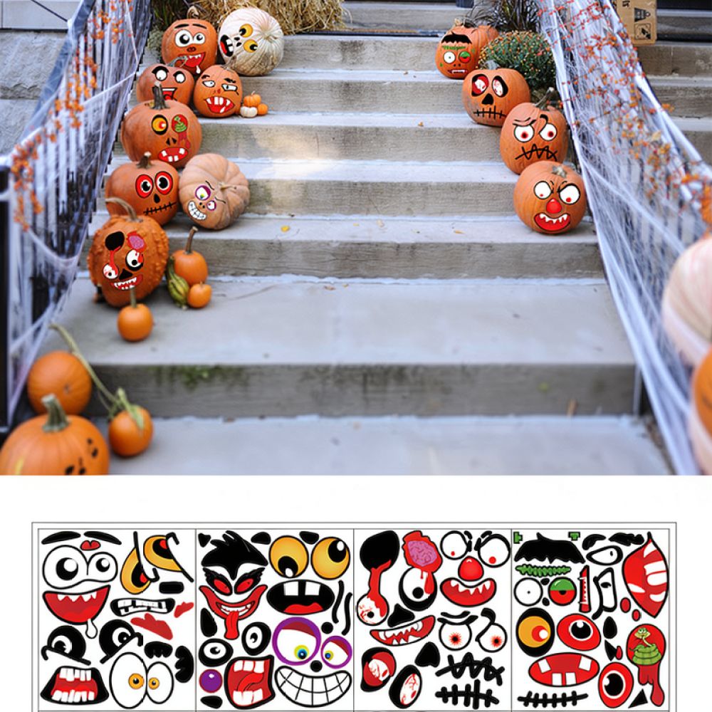 Halloween Wall Stickers Static - Halloween Skeleton Decoration recension och pris