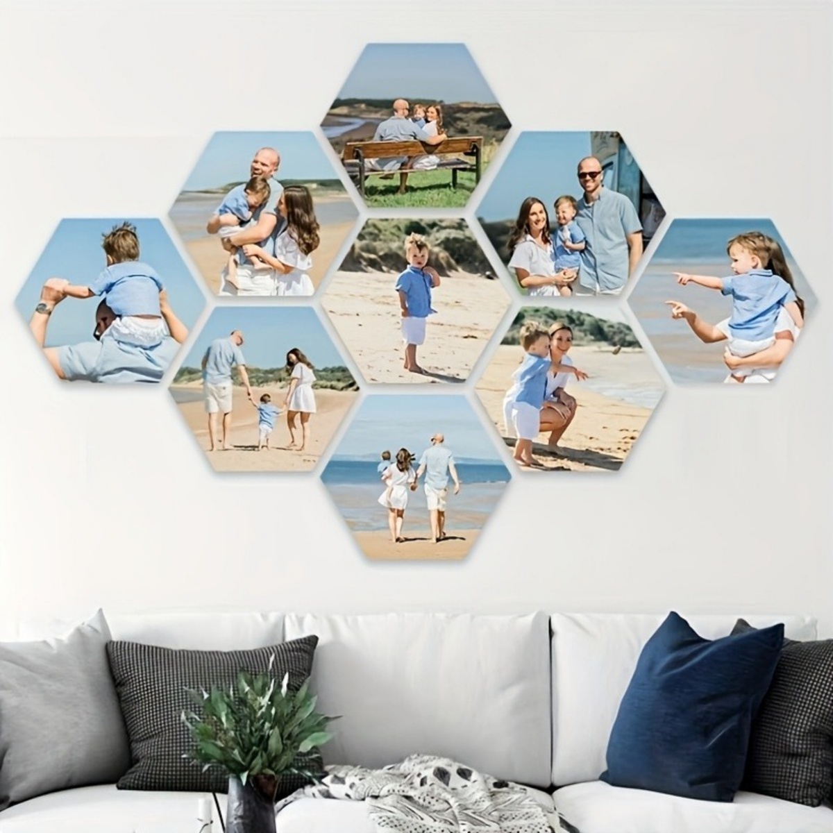 Custom Wall Decor — Modern Hex - Halloween Party Supplies recension och pris