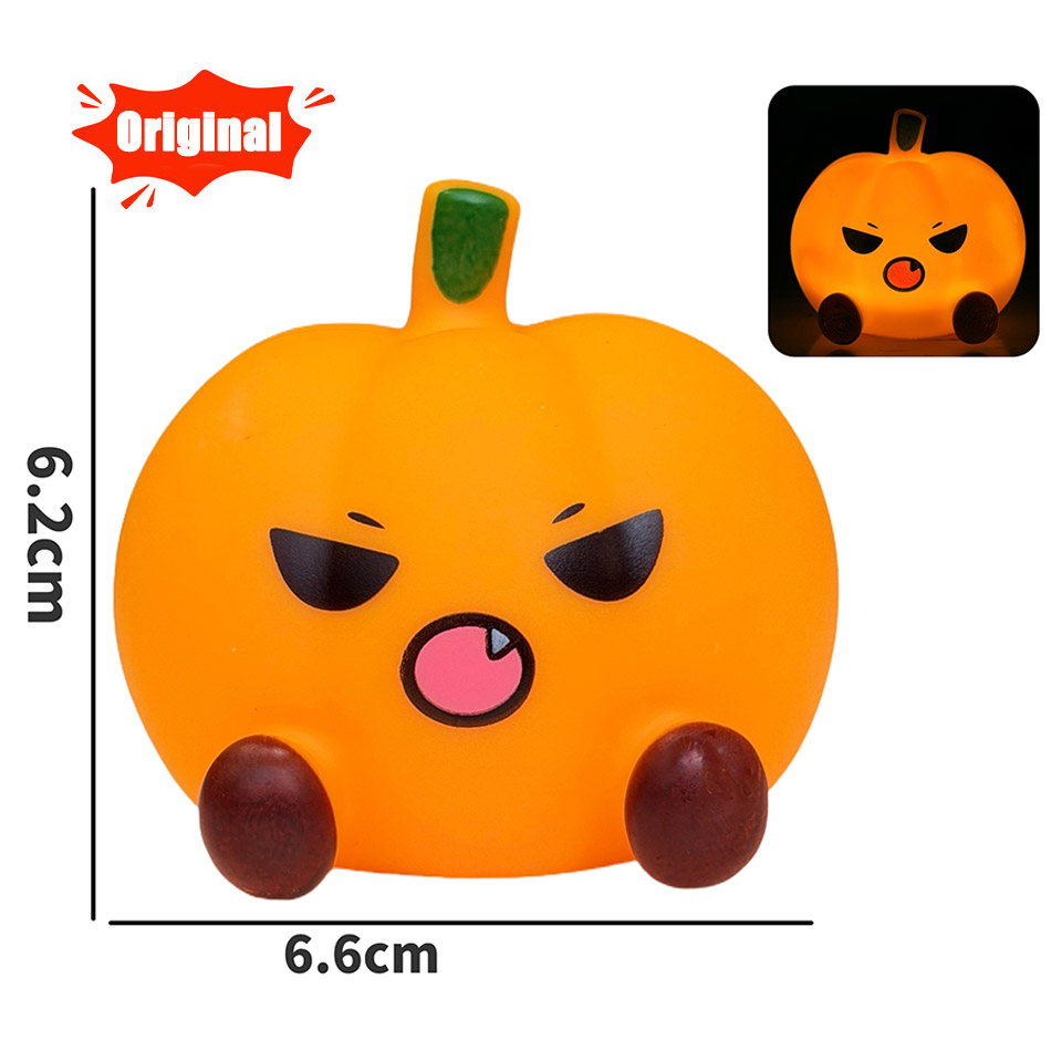 Kawaii Witch Ghost Pumpkin Sil - Halloween Pumpkin Decor Led recension och pris