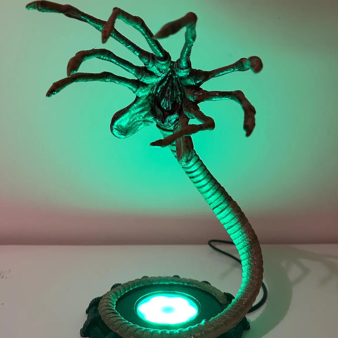 Alien Facehugger Lamp Nightlig - Pumpkin Lantern Halloween recension och pris