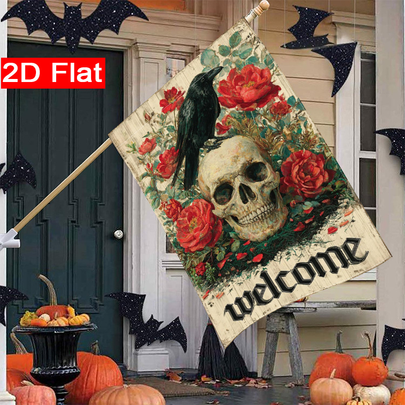 2D Flat - 2D Flat Halloween We - Halloween Skeleton Decoration recension och pris