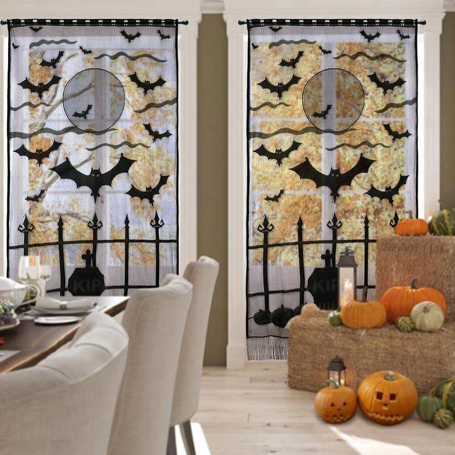 Halloween Skeleton Lace Door C - Halloween Skeleton Decoration recension och pris