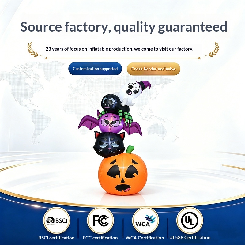 18m Halloween Inflatable Decor - Halloween Pumpkin Decor Led recension och pris