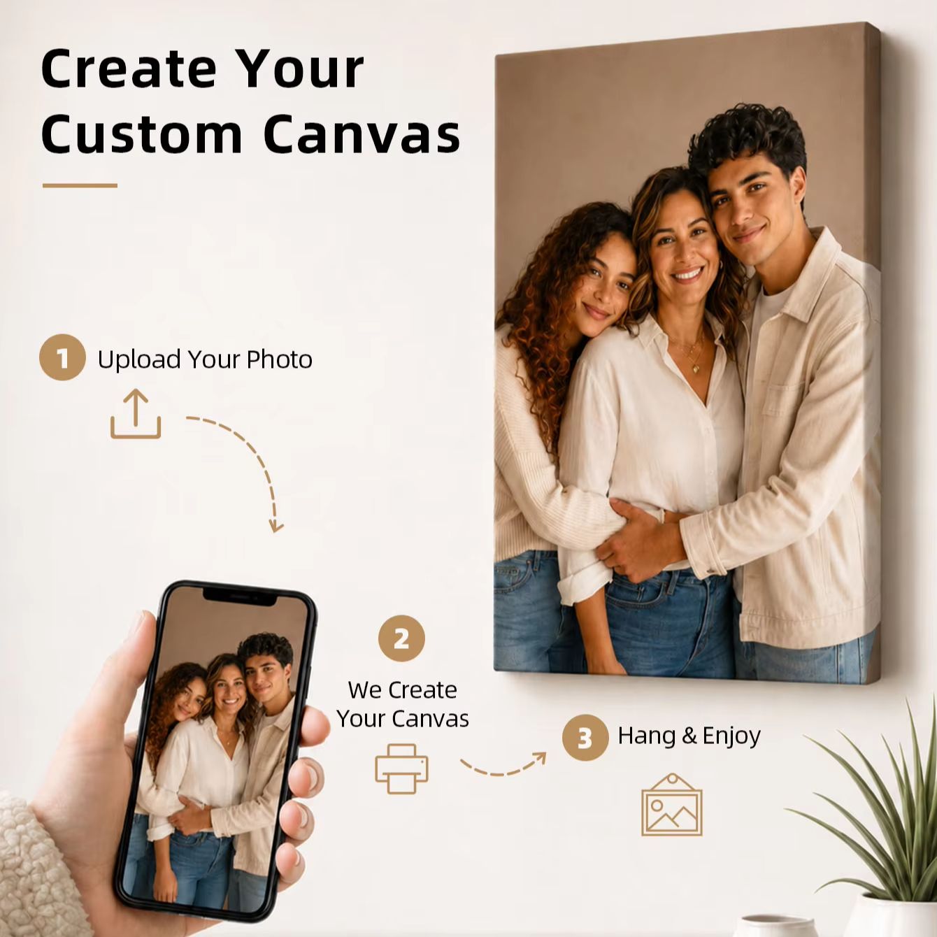 Custom Photo Canvas Print, Per - Halloween Party Supplies recension och pris