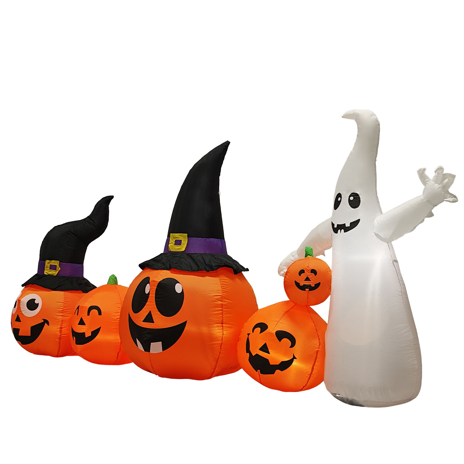 8FT Long Halloween Inflatables - Halloween Pumpkin Decor Led recension och pris