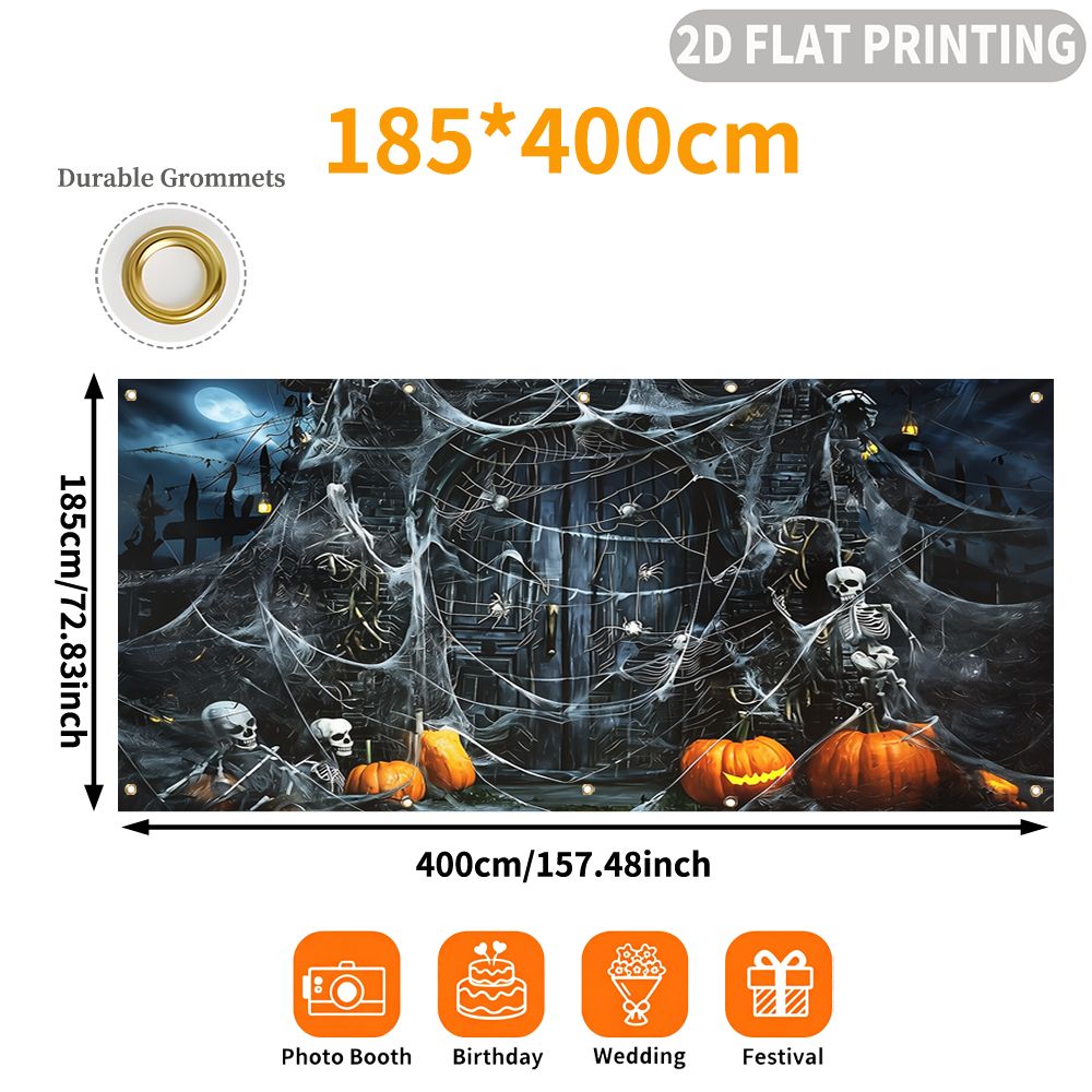 1pc 2D FLAT Halloween Party Ga - Halloween Skeleton Decoration recension och pris