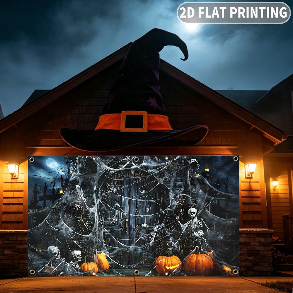 1pc 2D FLAT Halloween Party Ga - Halloween Skeleton Decoration recension och pris
