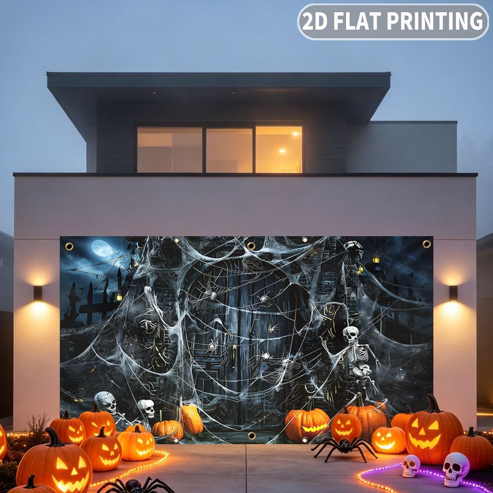 1pc 2D FLAT Halloween Party Ga - Halloween Skeleton Decoration recension och pris