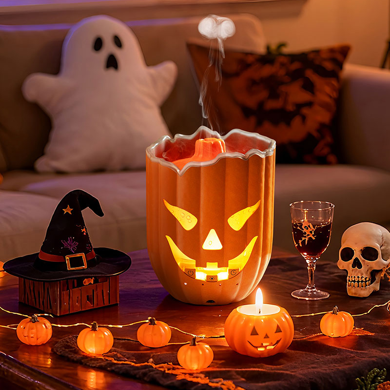 Pumpkin Air Humidifier, 7 Colo - Halloween Pumpkin Decor Led recension och pris
