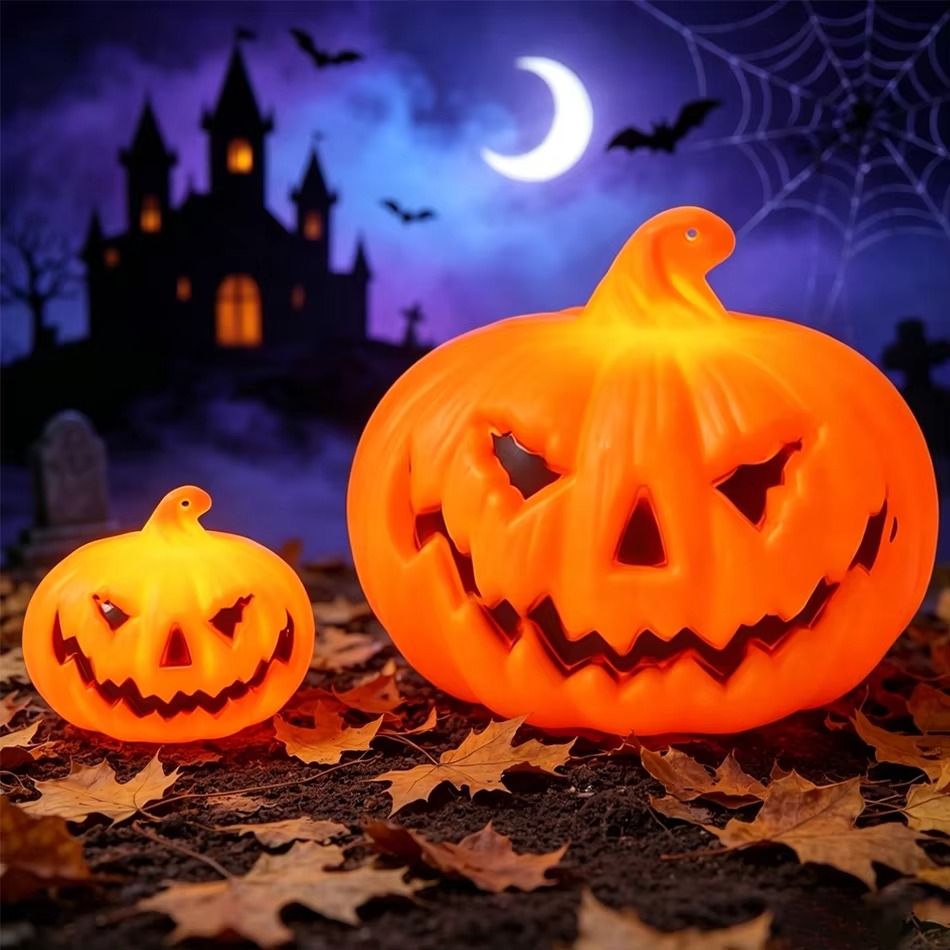 LED Pumpkin Lamp Warm Light Ja - Halloween Pumpkin Decor Led recension och pris