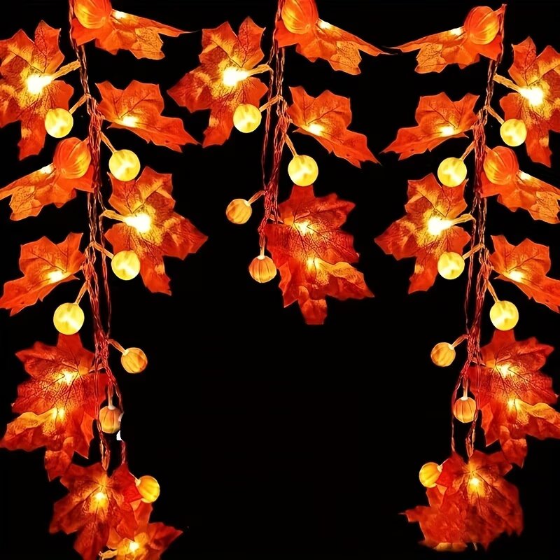 59/118in Halloween Pumpkin Map - Halloween Led String Lights Orange recension och pris