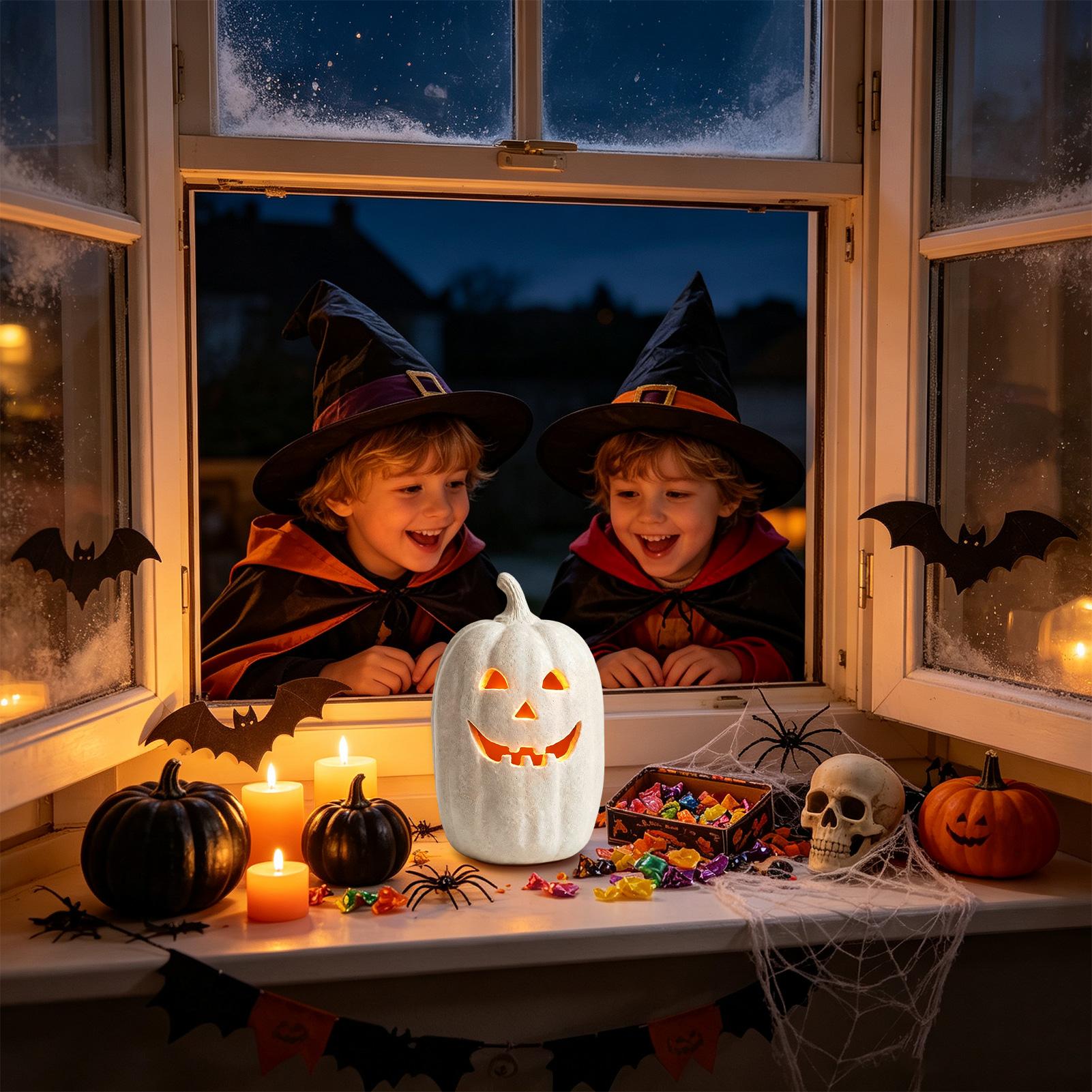 Halloween Pumpkin Decor Resin  - Pumpkin Lantern Halloween recension och pris